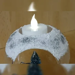 Weihnachtsmann Windlicht, Winter Windlicht, Weihnachten Windlicht, Winterdeko Windlicht, Weihnachten Windlichtglas