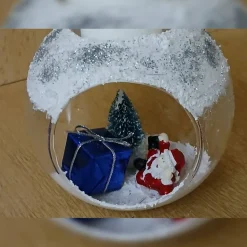 Weihnachtsmann Windlicht, Winter Windlicht, Weihnachten Windlicht, Winterdeko Windlicht, Weihnachten Windlichtglas