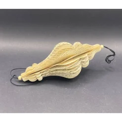 Weihnachtsschmuck aus Papier alte Buchseiten Upcycling Wabenoptik Christbaumschmuck