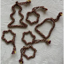 Weihnachtsschmuck für Baum oder Zweig in rot-gold