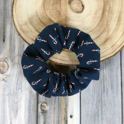 Weihnachtsscrunchie CANDY CANES für den Adventskalender oder Nikolaus | Haargummi, Haarband | RÄUBERKIND