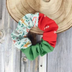 Weihnachtsscrunchie GINGER JOY für den Adventskalender oder Nikolaus | Haargummi, Haarband | RÄUBERKIND