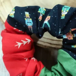 Weihnachtsscrunchie NUSSKNACKER für den Adventskalender oder Nikolaus | Haargummi, Haarband | RÄUBERKIND