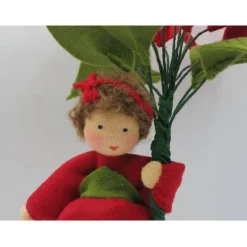 Weihnachtsstern - Blumenkind - Jahreszeitentisch - Waldorf Art - Art. Nr. WI15