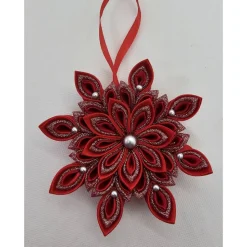 Weihnachtsstern in Rot, Durchmesser ca. 10-11 cm