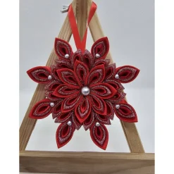 Weihnachtsstern in Rot, Durchmesser ca. 10-11 cm