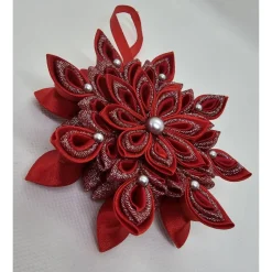 Weihnachtsstern in Rot, Durchmesser ca. 10-11 cm