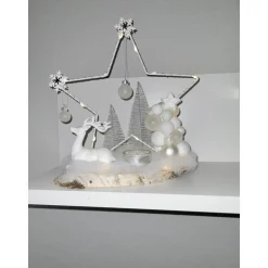 Weihnachtsstern in Weiß , Sofortkauf, Geschenk, Weihnachten,Deko, UNIKAT