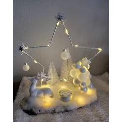 Weihnachtsstern in Weiß , Sofortkauf, Geschenk, Weihnachten,Deko, UNIKAT