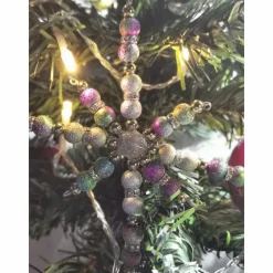 Weihnachtssterne - Adventssterne - Sternanhänger als Schmuck, auch für den Weihnachtsbaum, XL, Regenbogen Special