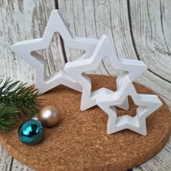 Weihnachtssterne 3er Set ~ Sterne zum dekorieren ~ Deko ~ Weihnachten