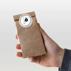 Weihnachtssticker Set *Christmas Joy* / 10 runde Aufkleber ∅ 50 mm