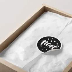 Weihnachtssticker Set *Christmas Joy* / 10 runde Aufkleber ∅ 50 mm