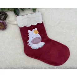 Weihnachtsstrumpf individuell mit Wunschmotiv – personalisiertes Weihnachtsgeschenk