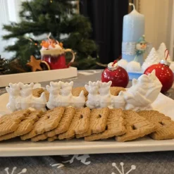 Weihnachtsteller - Nicolaus - Renntiere - Schlitten