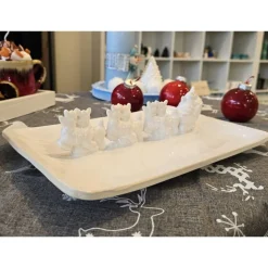 Weihnachtsteller - Nicolaus - Renntiere - Schlitten