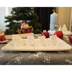 Weihnachtsteller - Nicolaus - Renntiere - Schlitten