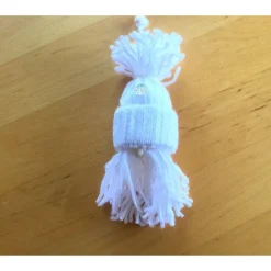 Weihnachtswichtel Gnome 2er Set in weiß handgemacht von Hobbyhaus