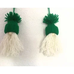 Weihnachtswichtel Gnome 2er Set in grün-hellbeige von Hobbyhaus