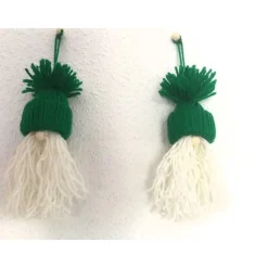 Weihnachtswichtel Gnome 2er Set in grün-hellbeige von Hobbyhaus