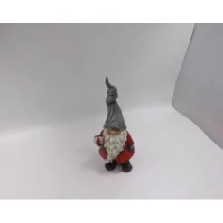 Weihnachts-Wichtel Weihnachtsmann Set im Weihnachtslook – 2er Set Dekofiguren aus Resin zum Basteln & Dekorieren