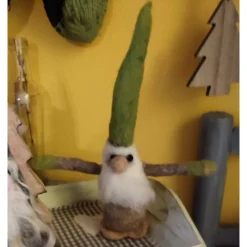 Weihnachts-Wichtel/Zwerg handgefilzt