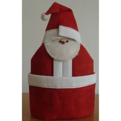 Weihnachtszeit Nikolaus als Deko oder gleichzeitig Verpackung für Flaschen