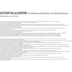WEIHNACHTSZITATE Adventskalender illustriert Zitate Dichter Papier oder digital Adventskalender Geschenk Adventkalender