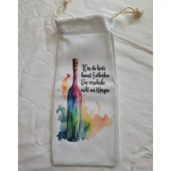 Weinbeutel, Weintasche , Flaschenbeutel als Geschenkverpackung,