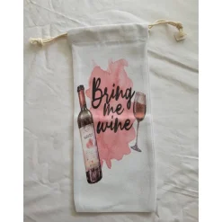 Weinbeutel, Weintasche, Flaschenbeutel als schöne Geschenk - Verpackung