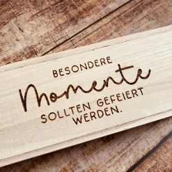 Weinkiste Freundschaft Geschenk Geburtstag Freunde