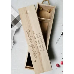 Weinkiste Geschenk Geburtstag Hochzeit Freunde