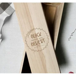 Weinkiste Geschenk Geburtstag Hochzeit Freunde