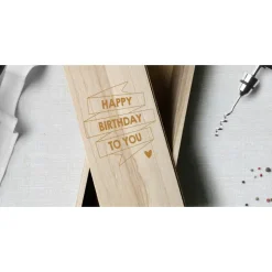 Weinkiste Geschenk Geburtstag Hochzeit