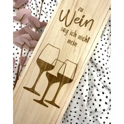 Weinkiste Geschenk Geburtstag Hochzeit Freunde