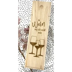 Weinkiste Geschenk Geburtstag Hochzeit Freunde