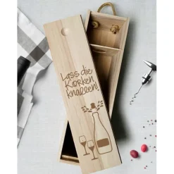 Weinkiste Geschenk Geburtstag Hochzeit Freunde