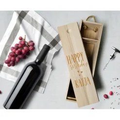 Weinkiste personalisiertes Geschenk Geburtstag