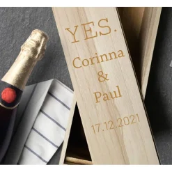 Weinkiste personalisiertes Geschenk Hochzeit