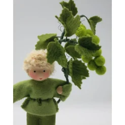 Weintrauben Junge - Jahreszeitentisch - Waldorf - Blumenkinder - Art.Nr. HE17