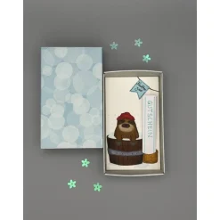 Wellness Geschenkbox Faultier – Gutschein & Geld stilvoll verpacken