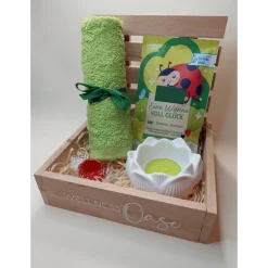 Wellness Geschenkbox I Kleine Auszeit I Badezusatz und Kerze I Geschenkidee I Entspannung I Muttertag I Valentinstag