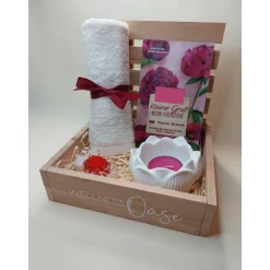 Wellness Geschenkbox I Kleine Auszeit I Badezusatz und Kerze I Geschenkidee I Entspannung I Muttertag I Valentinstag