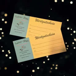 Wertgutschein im Kartenformat – Geschenkgutschein für individuelles Shopping