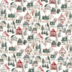 Westfalenstoffe Trondheim Häuser Baumwolle Digitaldruck 0,5m