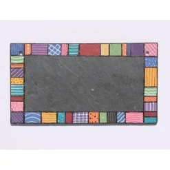 wetterfestes Schiefer Türschild für Familien personalisiert mit Name, exklusives Schieferschild, dekoratives Haustürschild - persönliches Hochzeitsgeschenk, individuelles Familiengeschenk