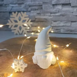 Wichtel Figur, Wichtel Weihnachten, Raysin Wichtel, Wichtelgeschenk, Deko Weihnachten, Deko weiß, Weihnachtsdeko