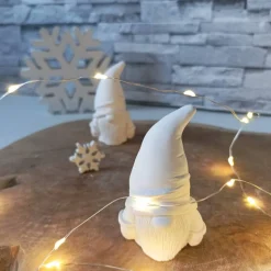 Wichtel Figur, Wichtel Weihnachten, Raysin Wichtel, Wichtelgeschenk, Deko Weihnachten, Deko weiß, Weihnachtsdeko