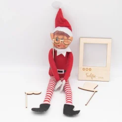 Wichtel Fotorahmen mit lustigen Utensilien