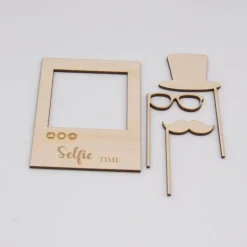 Wichtel Fotorahmen mit lustigen Utensilien